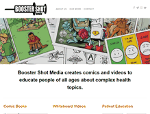 Tablet Screenshot of boostershotmedia.com